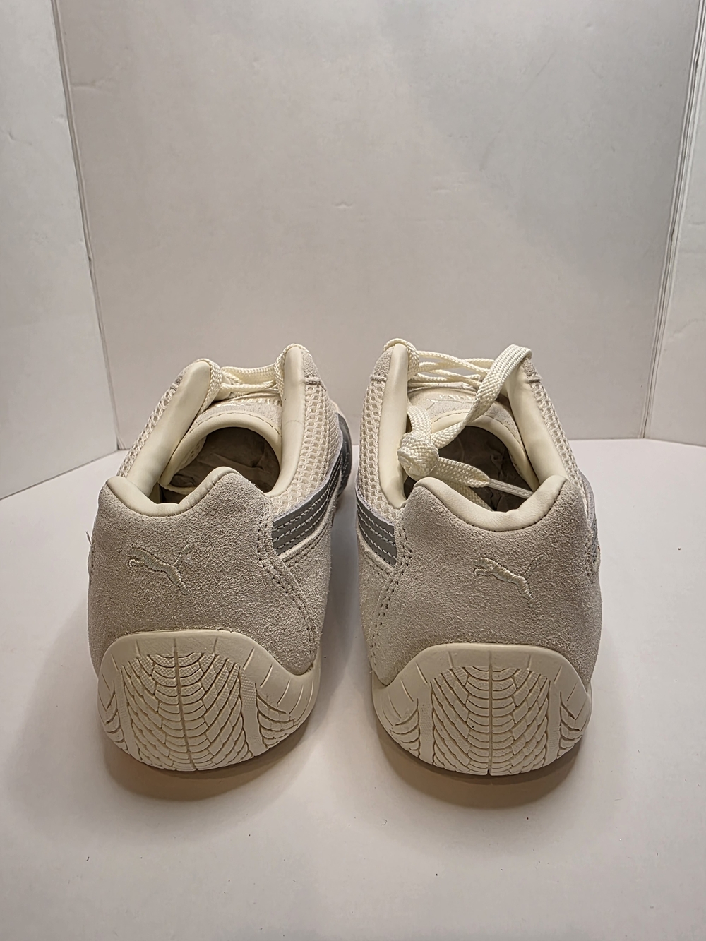 Puma Speedcat Premium sneakers "Frosted Ivory/Matte Silver" Size 9W - Picture 4 of 6